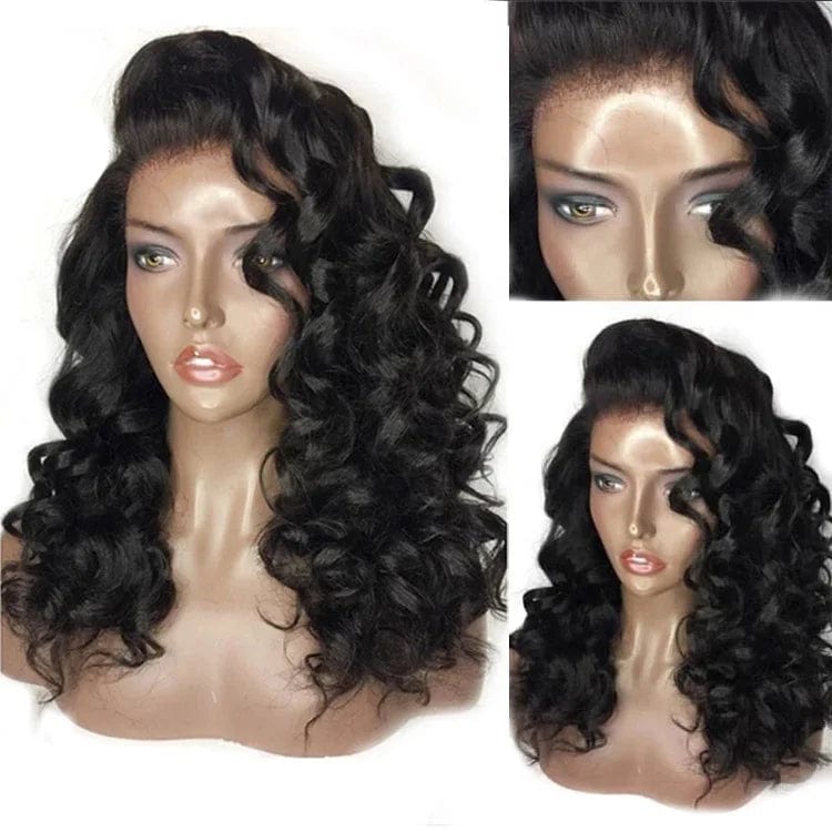 Spring Curly Human Hair Frontal Wigs for Black Women Lace Front Wig Brazilian Human Hair