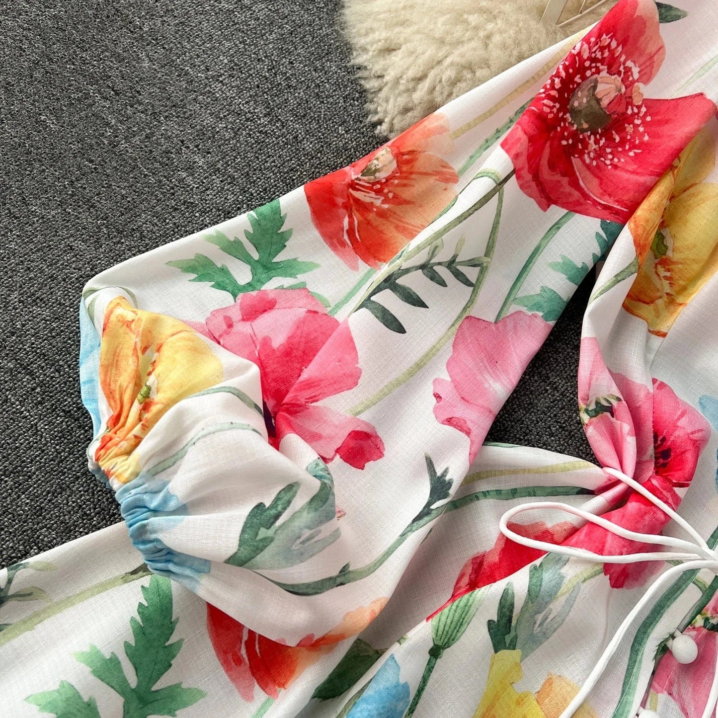 Spring Dress For Women Empire Printed Vestidos Ladies Elegant Dresses Clothes Women