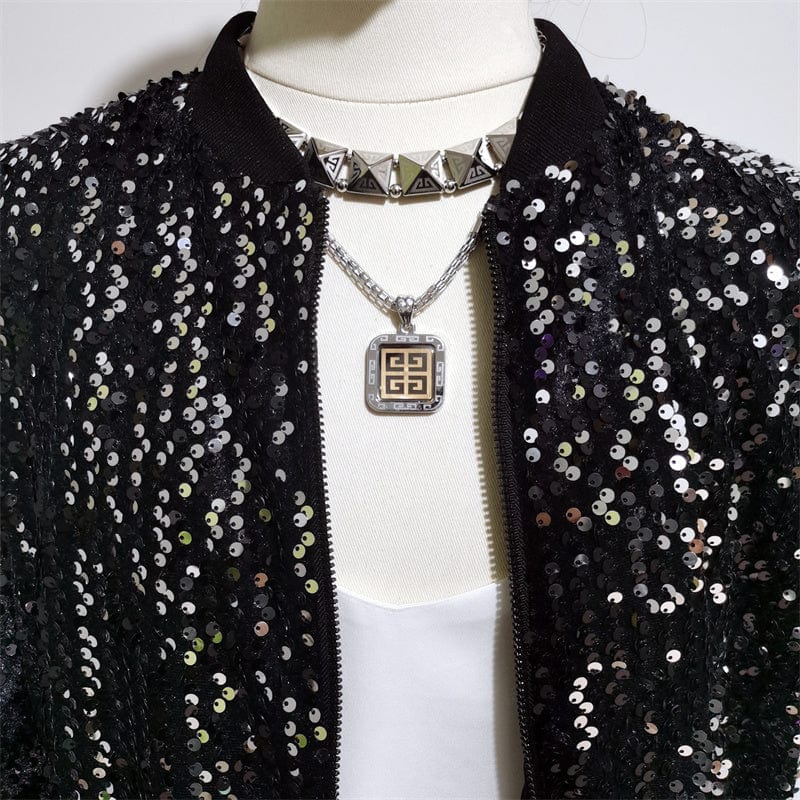 Spring High Quality Zipper Sequins Embroidery Jackets Casual Velvet Bomber Letterman Jacket Women