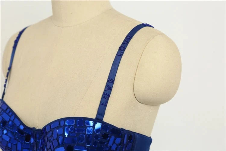 Spring New Customized Sexy Sling corset tops,Ladies Fashion Lenses with diamonds Corsets