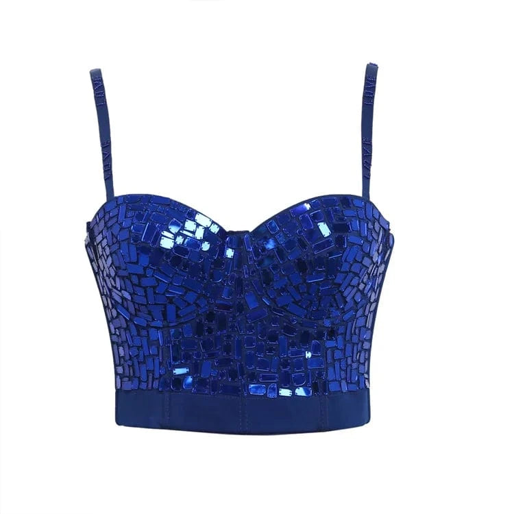 Spring New Customized Sexy Sling corset tops,Ladies Fashion Lenses with diamonds Corsets