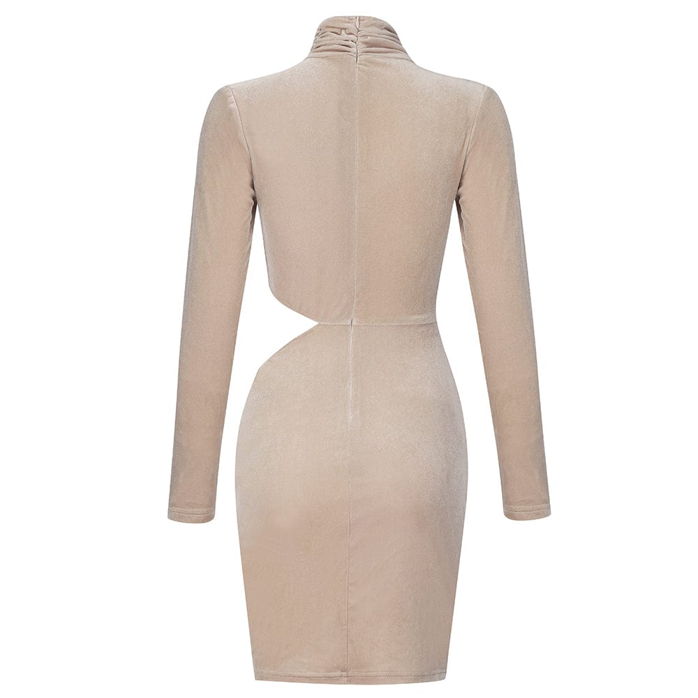 Spring/Summer New Arrivals Fashion  Casual Long sleeve Hollow Out Waist Drawstring Velvet Club Clothes For Women