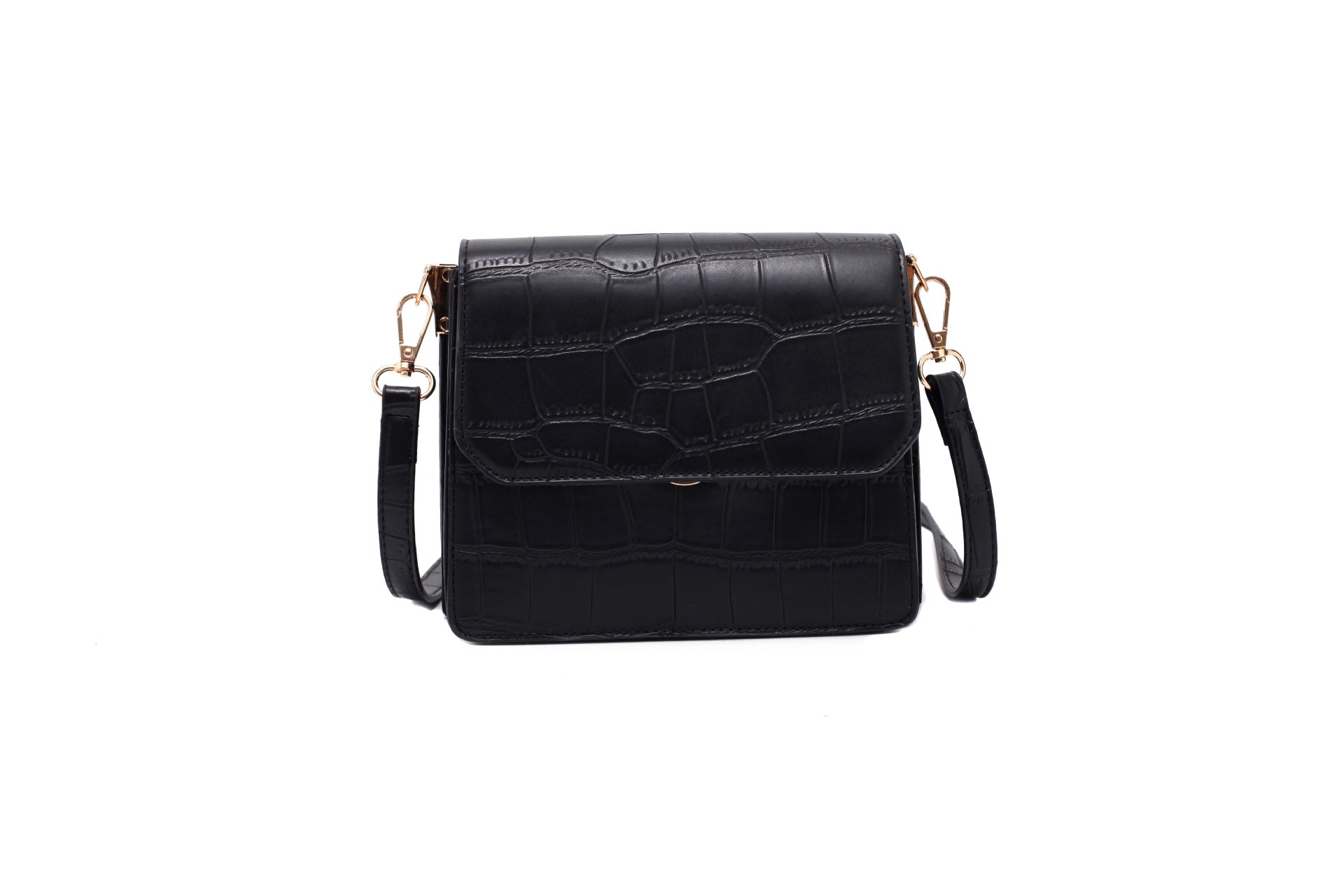 Stone Pattern Cover Opening PU Leather Adjusted Shoulder Belt Small Summer Fashion Women Handbags