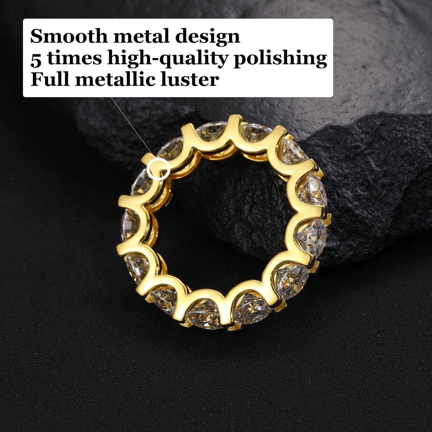 Stunning Flame Fine Jewelry 3mm-8mm 925 Sterling Silver VVS Moissanite Diamond Couple Set Wedding Ring With GRA Certificate