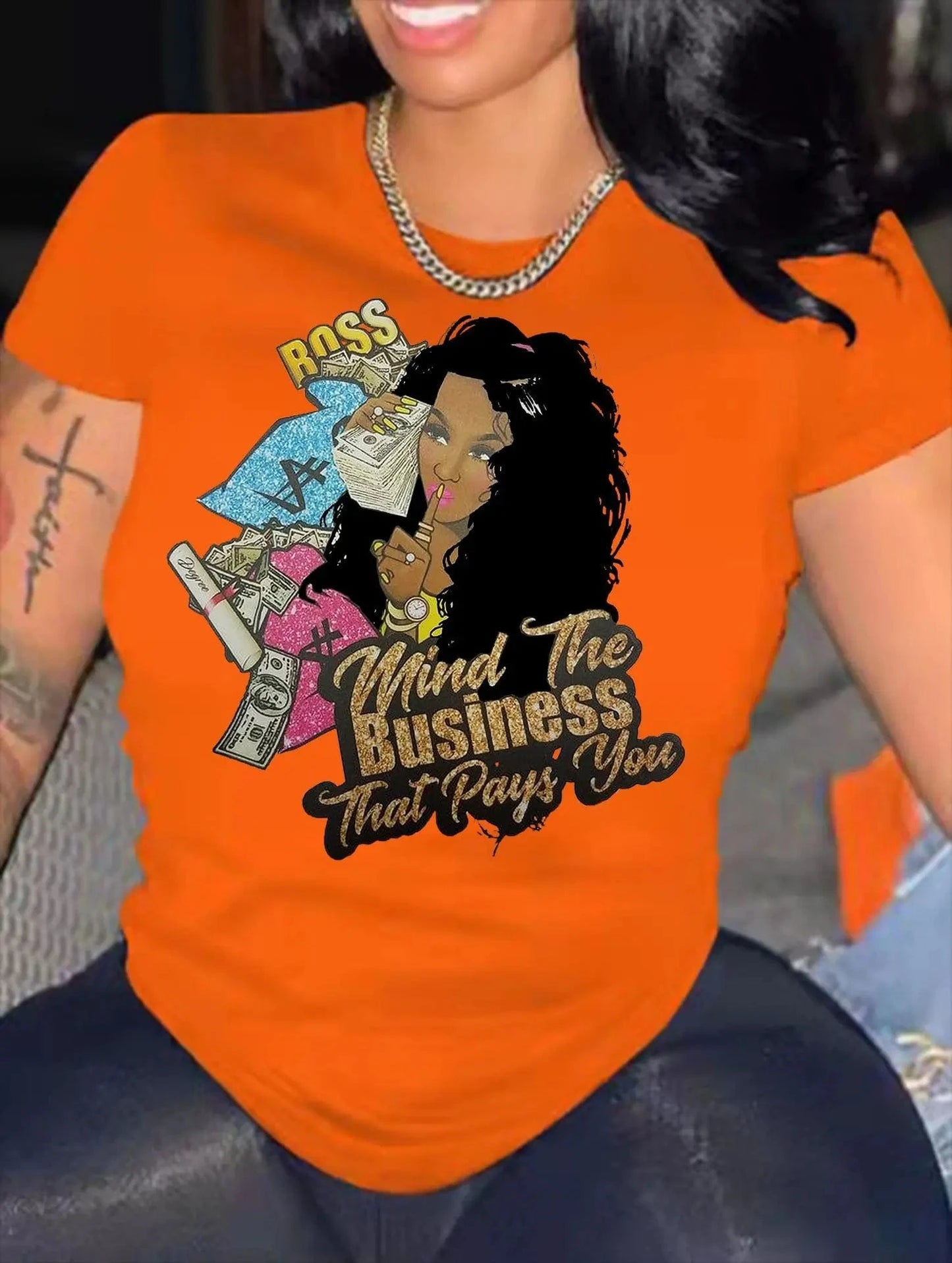 Summer 100%cotton Short Sleeve Printed T shirt Girl Graphic Letters Print Women Tops