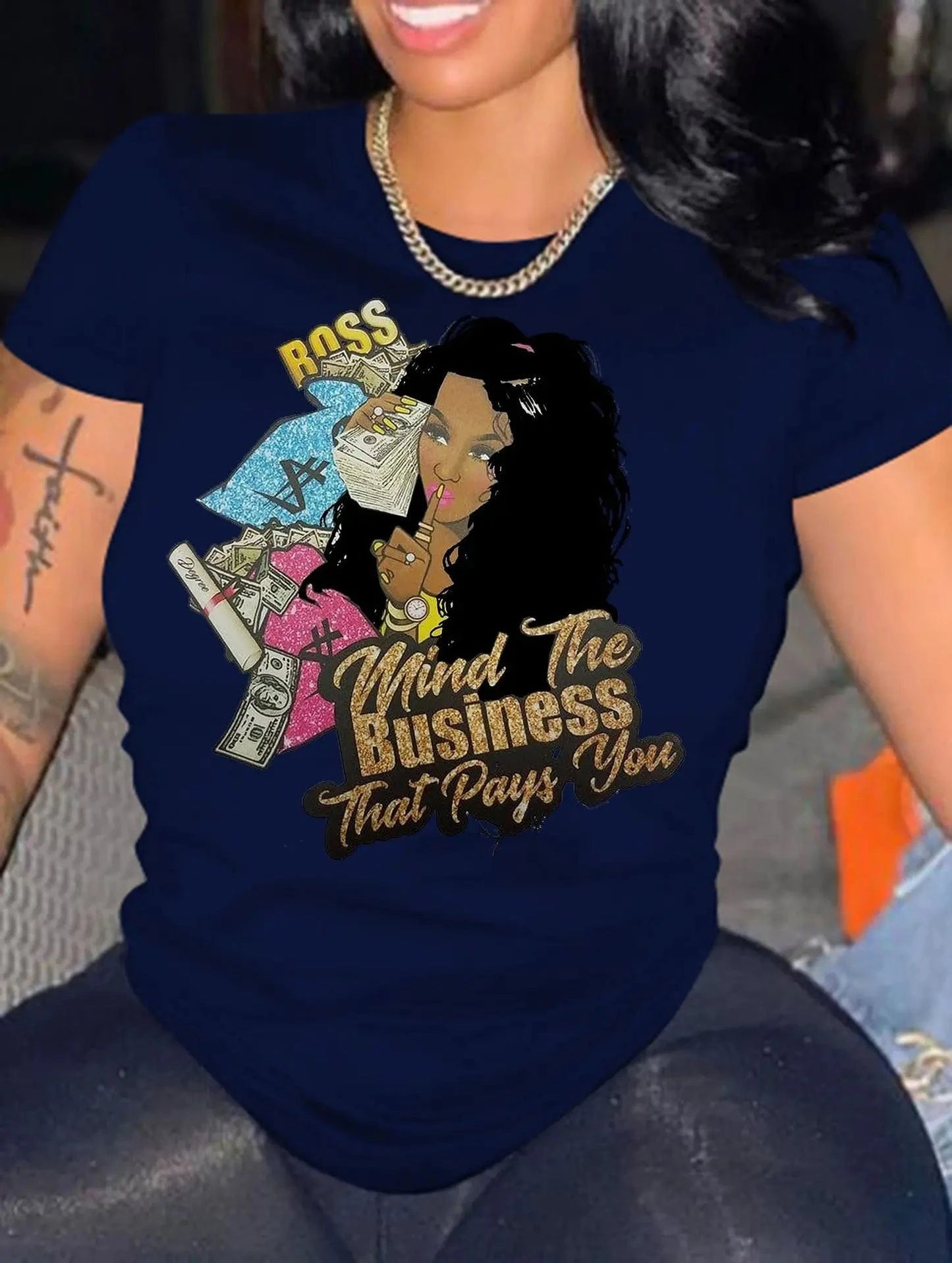 Summer 100%cotton Short Sleeve Printed T shirt Girl Graphic Letters Print Women Tops