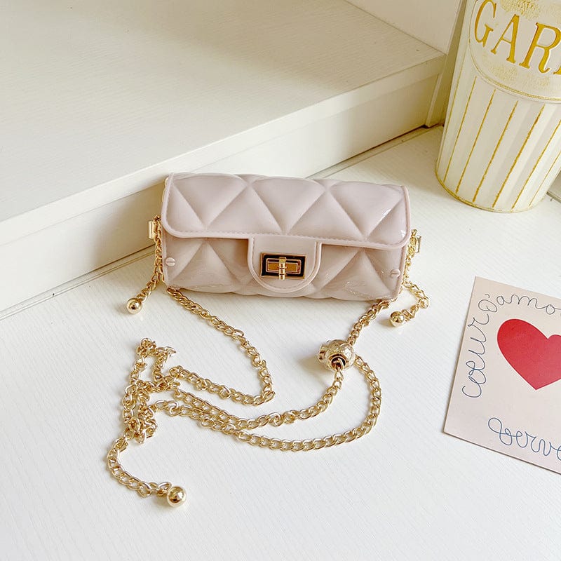 Summer 2022 Small PVC Chain Shoulder Bags Handbags Luxury Women Mini Jelly Purses and Bags