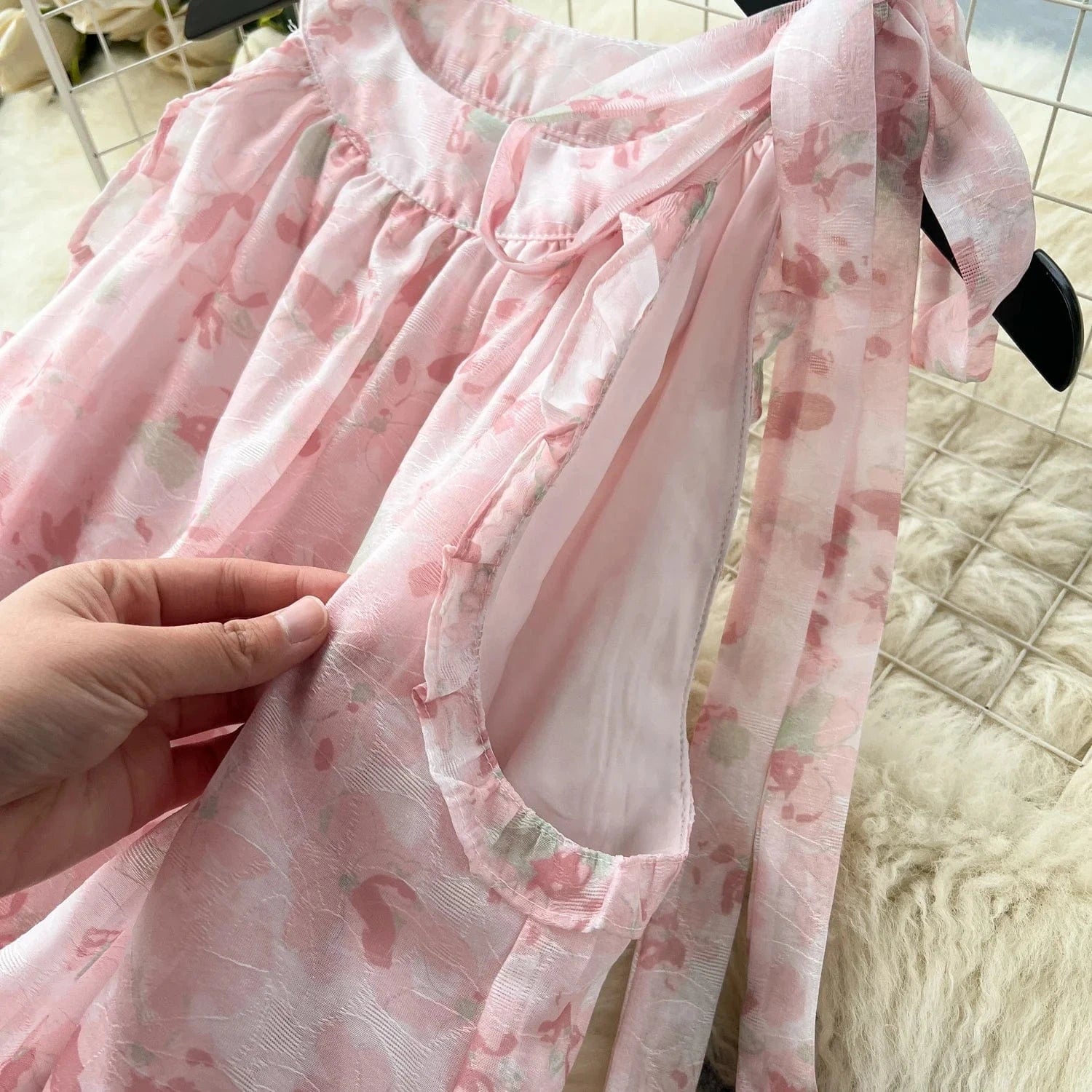 Summer Beach Style Halter Midi Dress For Women Empire Lace Dresses Women's Fashion Dresses Clothes Women