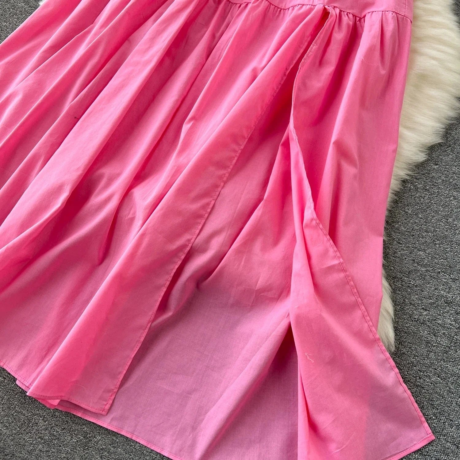 Summer Beach Style Midi Dress For Women Sleeveless Hollow Out Backless Women's Fashion Dresses Clothes Women