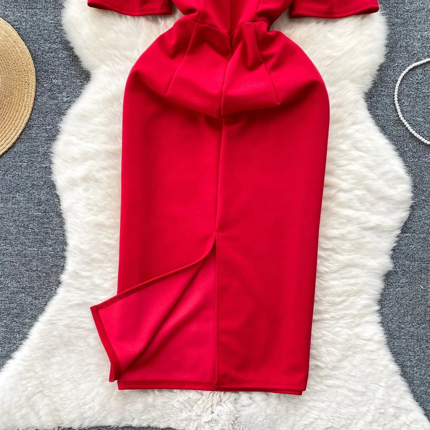 Summer Fashion Wholesale Short Sleeve Women's Sexy Fit Dress Women's Evening Dress