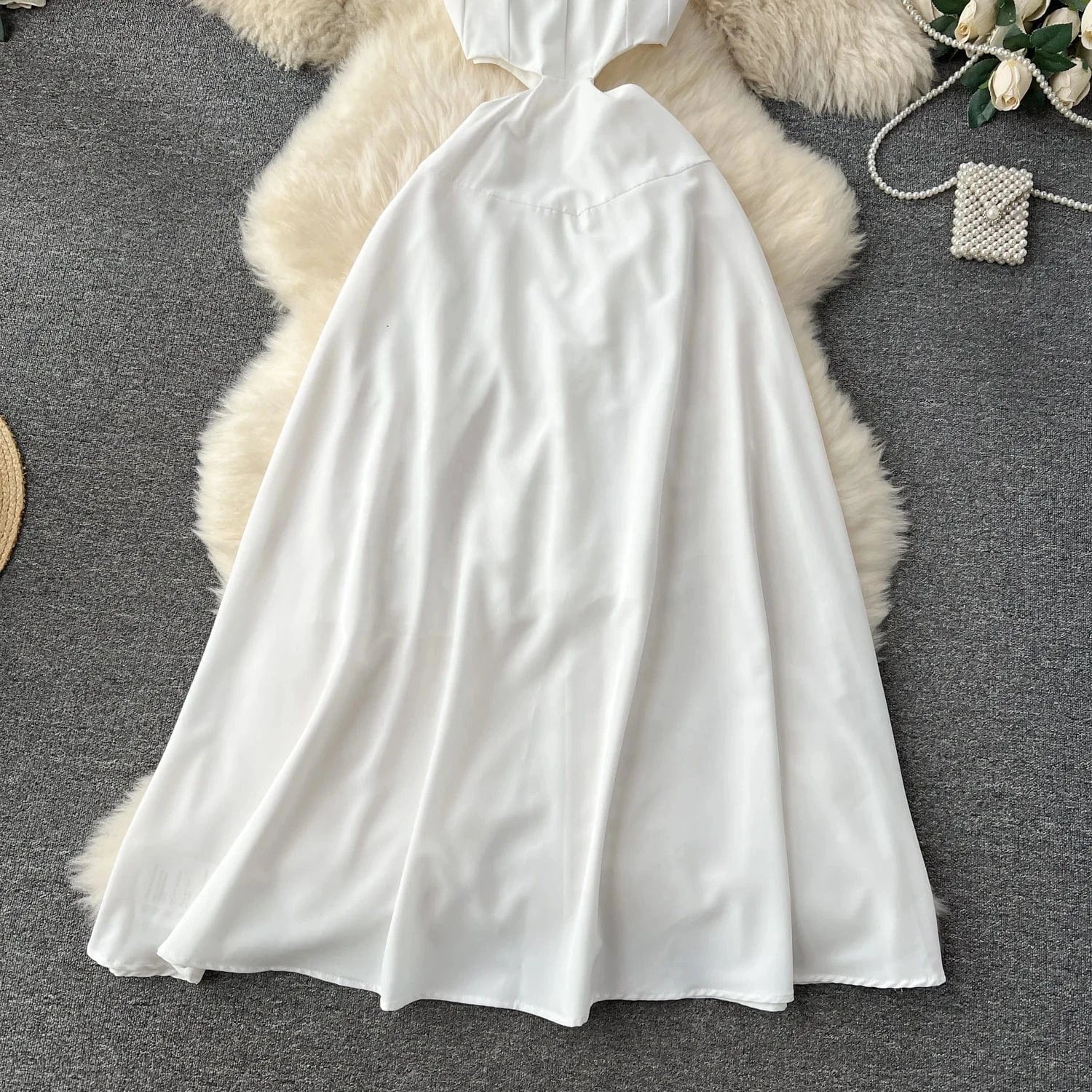 Summer Midi Long Dress Women Casual Beach Holiday A-line Dresses Sexy Ladies Elegant Office Party Dress