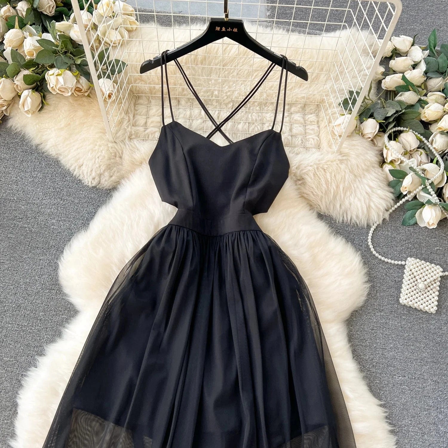 Summer Sexy Tunic Slim Midi Dress For Women Sleeveless Backless Mesh Vestidos Ladies Elegant Dresses Clothes Women