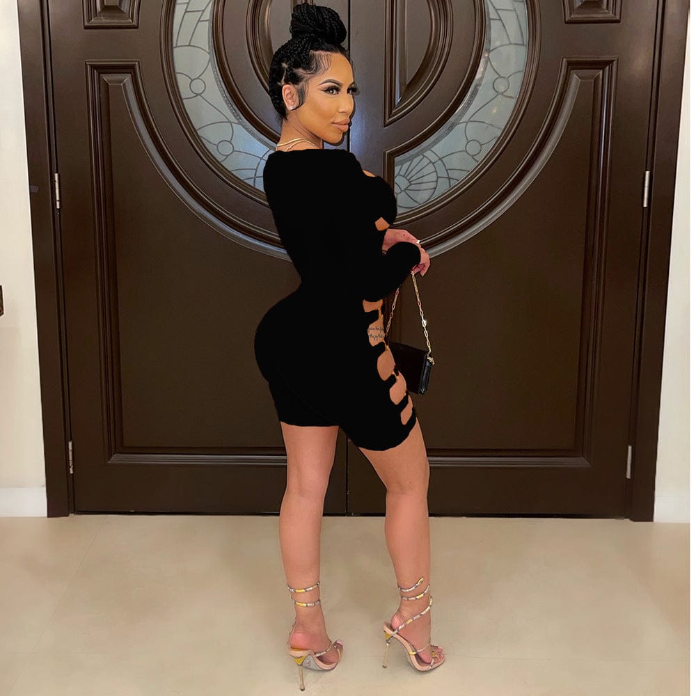 Summer Short Casual Sport Jumpsuit Side Hollow Out One Piece Jumpsuit For Girls Bodycon Playsuit