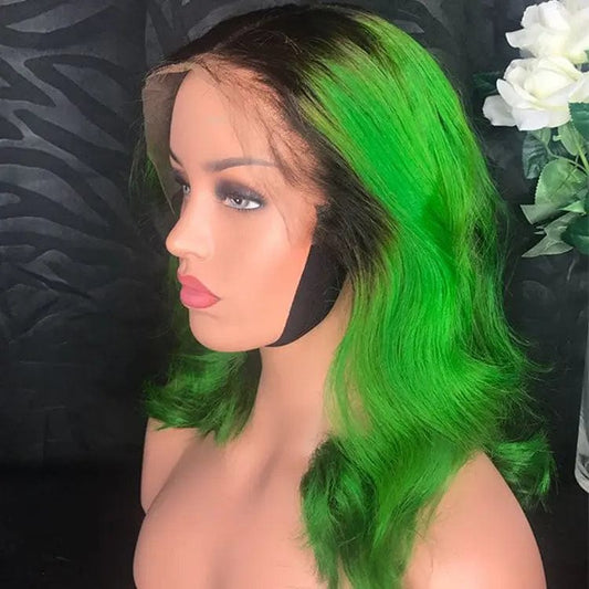 Summer Wig Ombre Pink Color Loose Wave