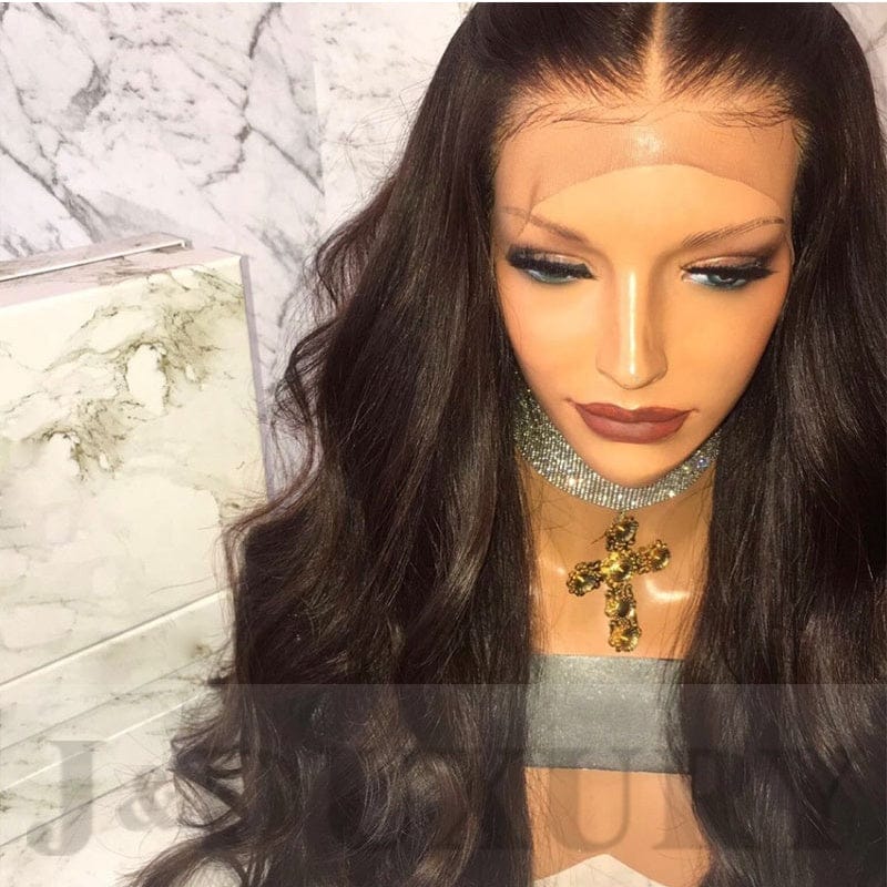 super natural body wave Human Hair High Quality jerry curly 180% 250% density HD swiss lace front wigs for black women