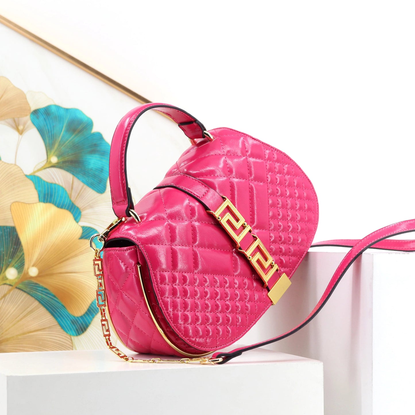 super product women small handbag super fiber material ladies bag quality designer hand bag chain crossbody saddle bag for girls