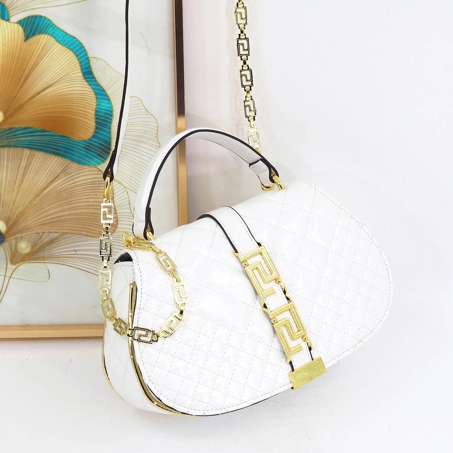 super product women small handbag super fiber material ladies bag quality designer hand bag chain crossbody saddle bag for girls