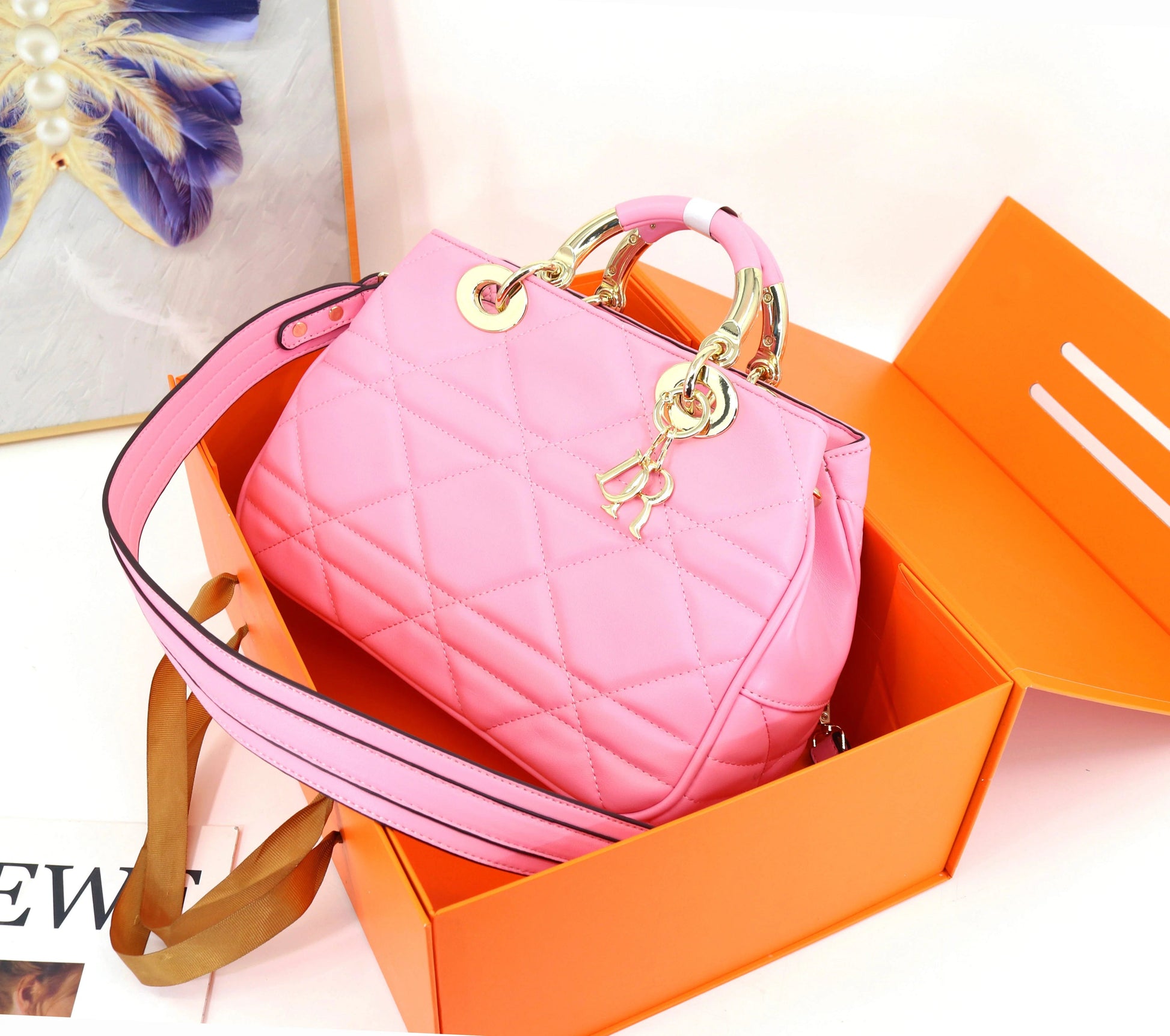 Super products handbag for women soft PU leather ladies designer bag quality metal handle 33 cm