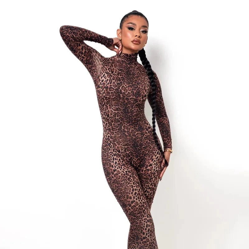 Super September Free design Custom logo turtle neck long sleeve long pant Minor order One piece Rompers Women jumpsuit