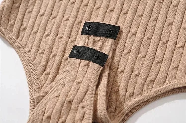 Supper Sexy Square Neck Thin Spaghetti Strap Sleeveless Women Twist Knit Ribbed Tight Feel Women Bodysuit