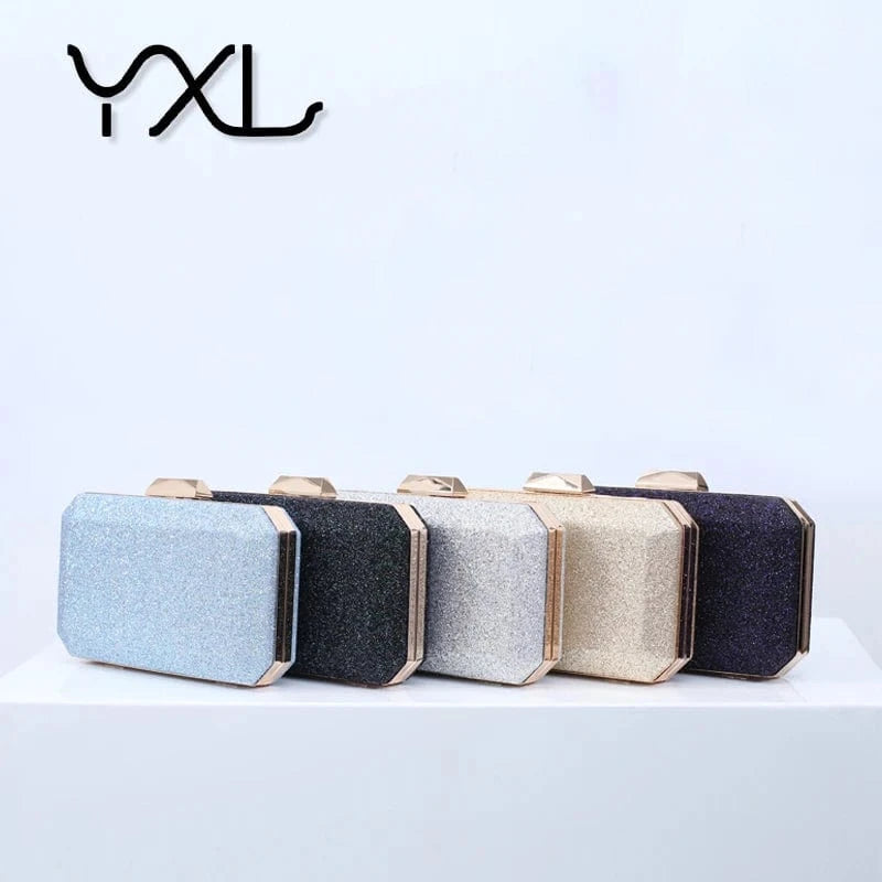 Surprise price high grade luxury party dress pu leather sparkly clutch evening bags