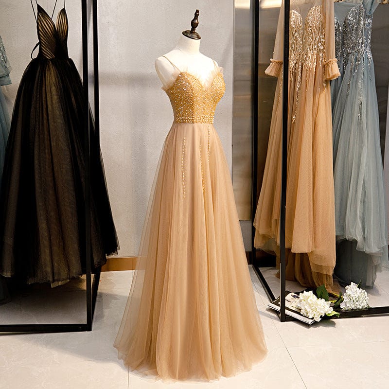 Sweetheart A-line Sleeveless Zipper Back Floor Length Tulle Lace Wedding evening party Dresses drop shipping