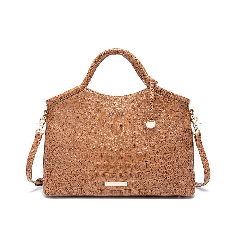 tan Crocodile Brahman brand Amazon shopify hot selling designer handbags famous brands purses and handbags luxury women