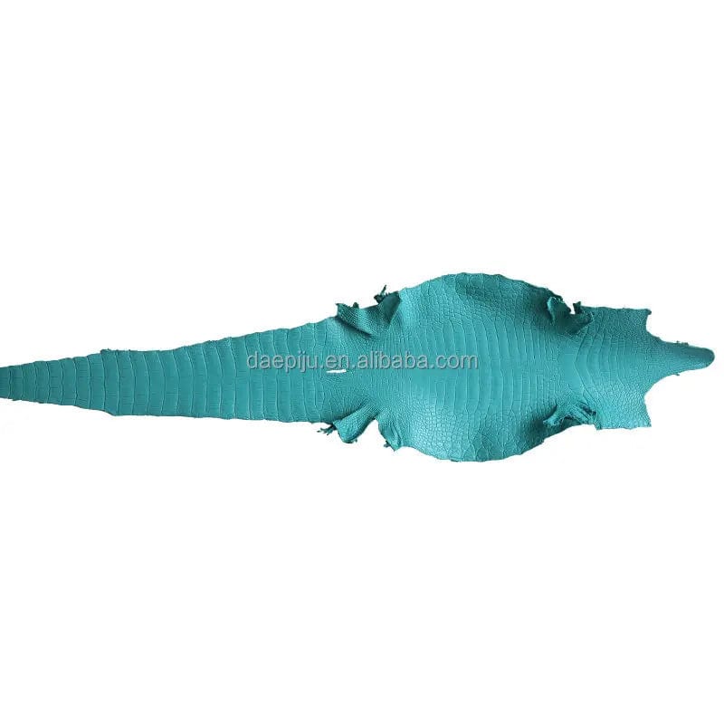 Teal Crocodile skin leather wallet carteiras de couro masculina billetera de cuero de cocodrilo