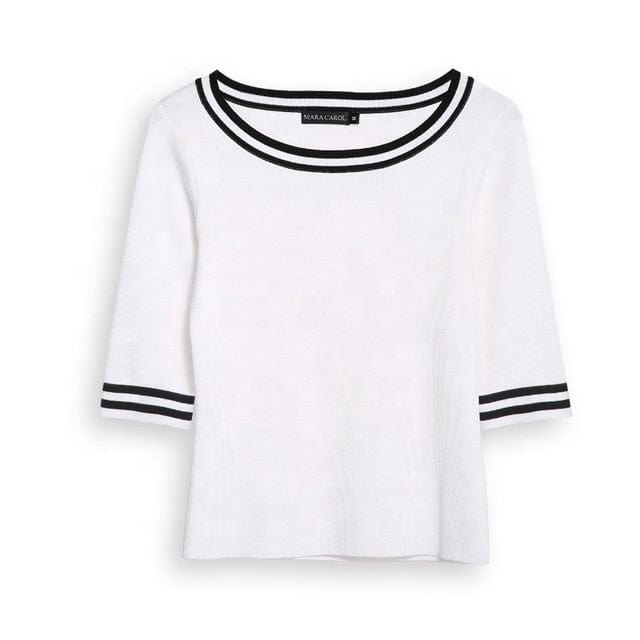 The Source Factory Comes To Customize And Process 2022 Women's Modal Cotton Contrast Knit Sweaters