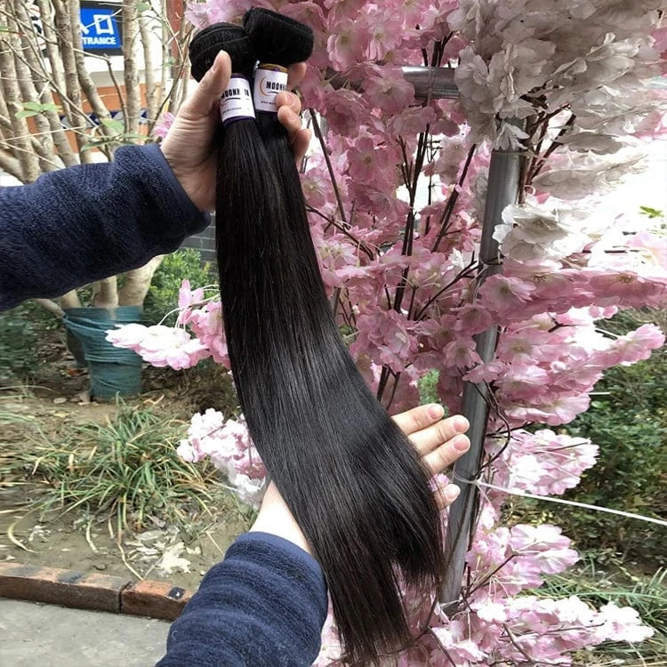 Thick Cambodian Hair Bundle Weaves Long 30 Inches Natural Black 100% Mink Brazilian Virgin Curly Human Hair Bundles