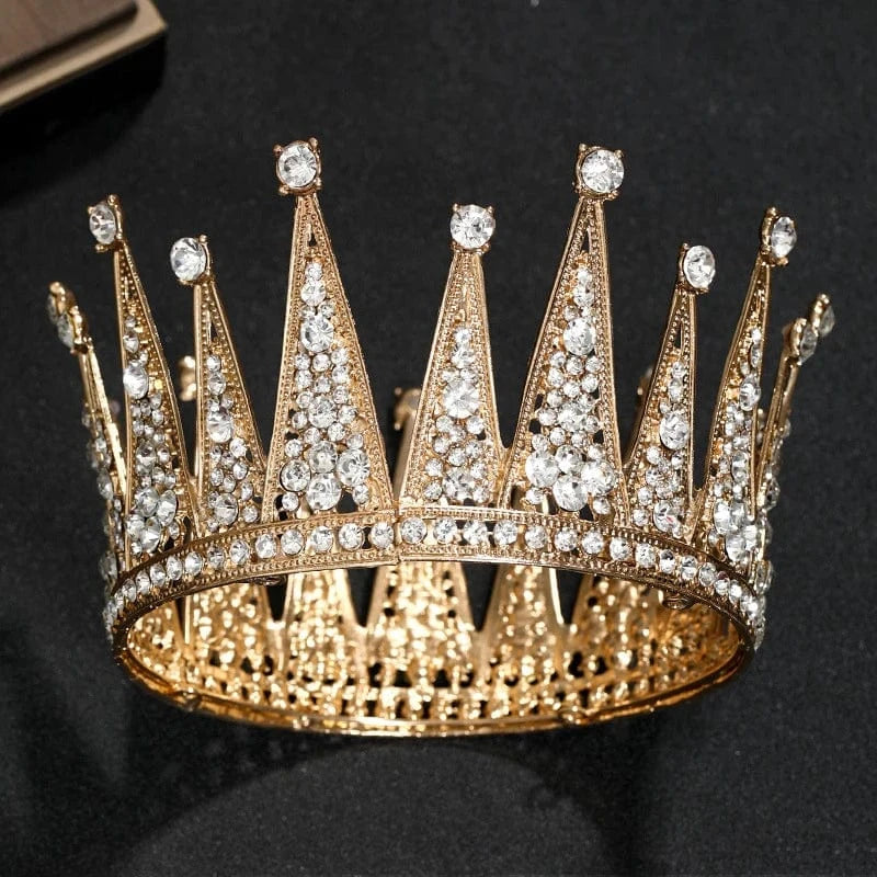 Tiara Crowns Wedding And Pageant Bridal Kids Birthday Crystal Headband Zircon Bride Rhinestone Beauty Woman Queen Crown Tiaras