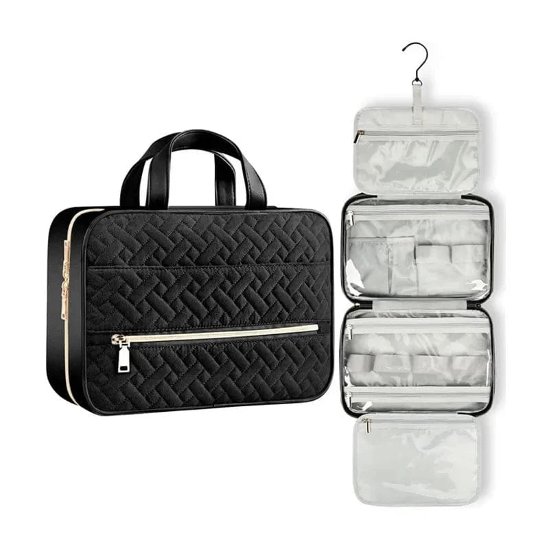 Toiletry Bag for Men Men's Travel Dopp Kit Canvas And Leather  Shaving Bag Toiletries Accessories