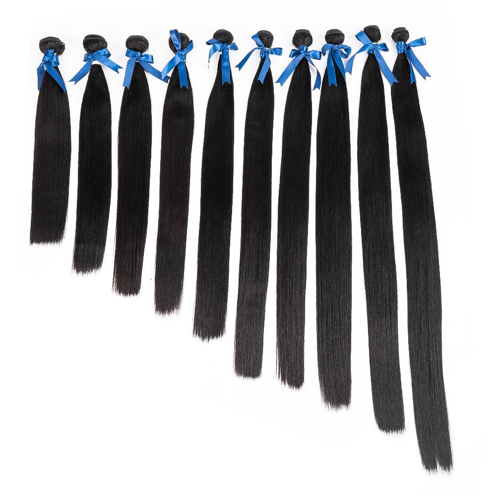 Top grade bone straight Brazilian cuticle aligned wholesale hair extension vendors double drawn remy virgin human hair bundles