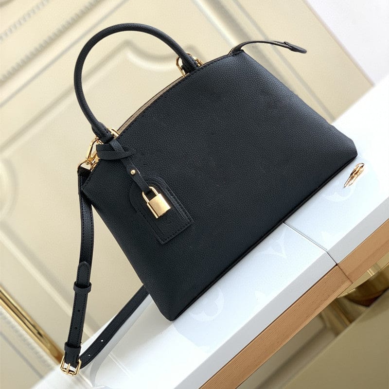 Top Quality / black Original quality genuine leather famous brands handbags designer tote luxury handbags for women