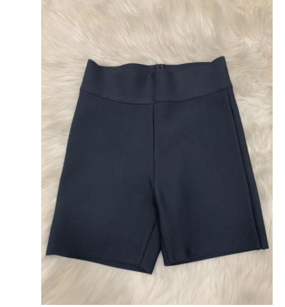 Top Quality Celebrity Grey Black White Rayon Fashion Bodycon Bandage Short Pants