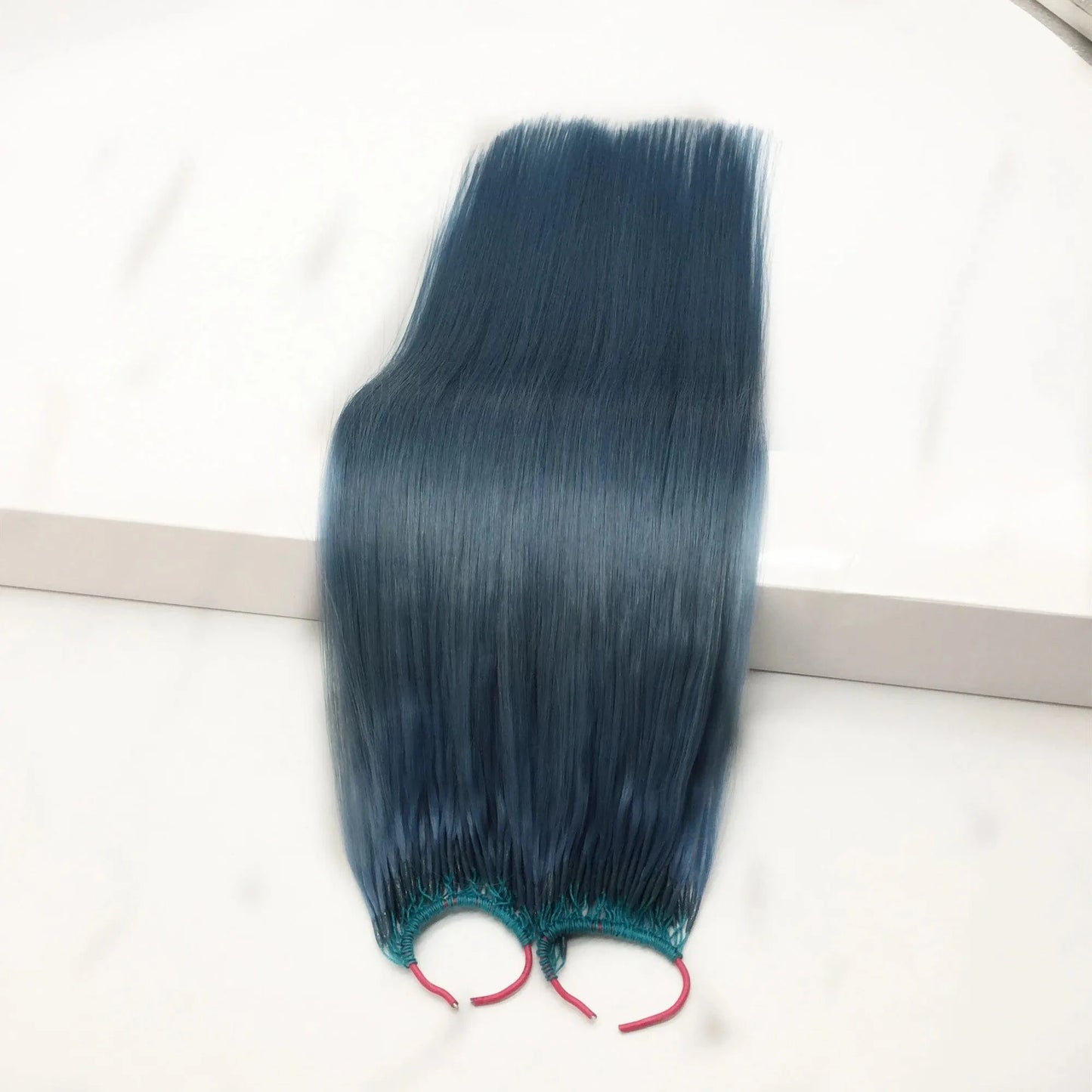 Top Quality Factory Price dusty blue colour 100% Virgin Korean Hair Extensions wigs