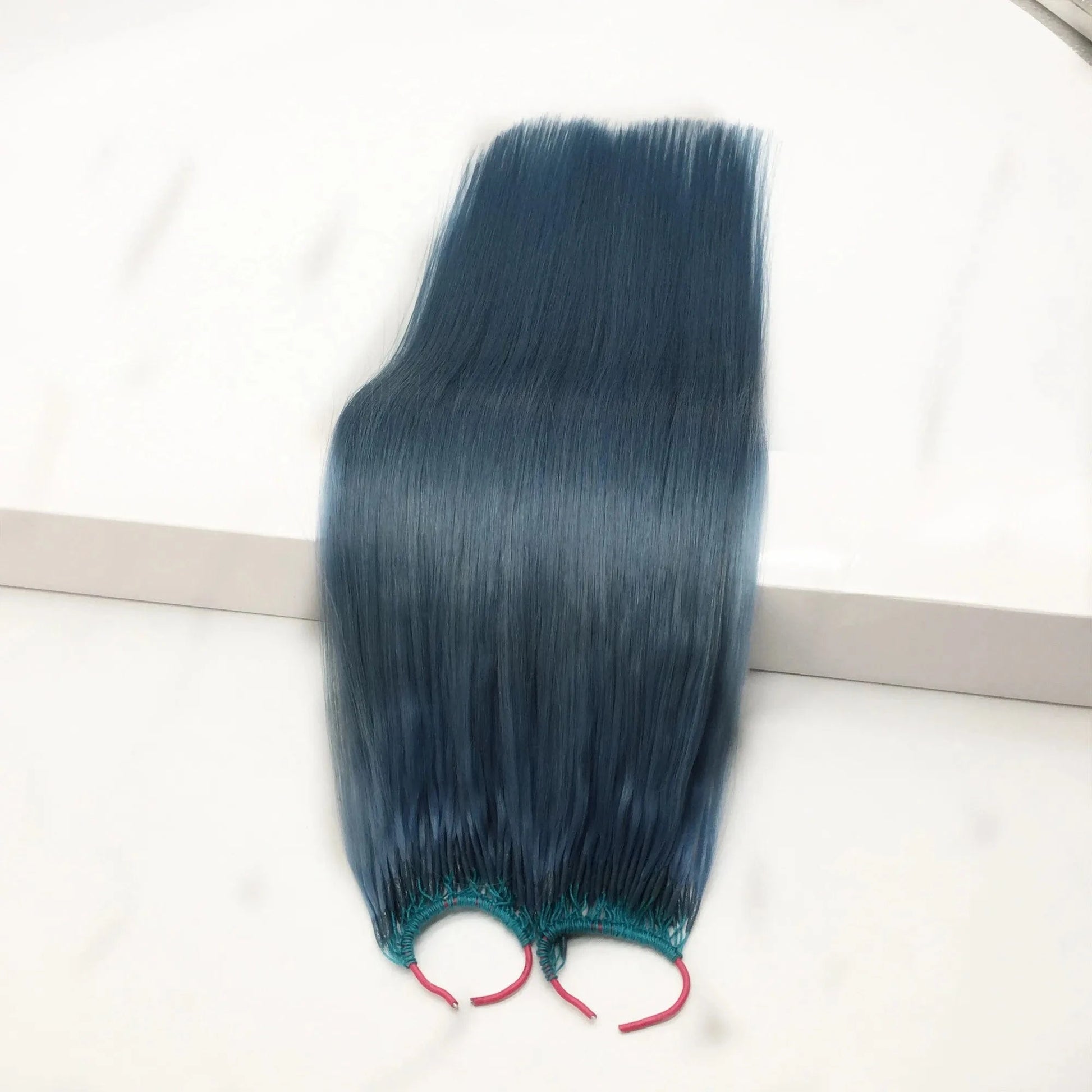 Top Quality Factory Price dusty blue colour 100% Virgin Korean Hair Extensions wigs