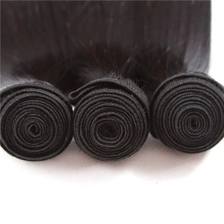 Top Seller Virgin Cuticle Aligned Straigjt Wave Bundles Raw 100% Real Brazilian Hair Pieces For Black Women With Long Lasting