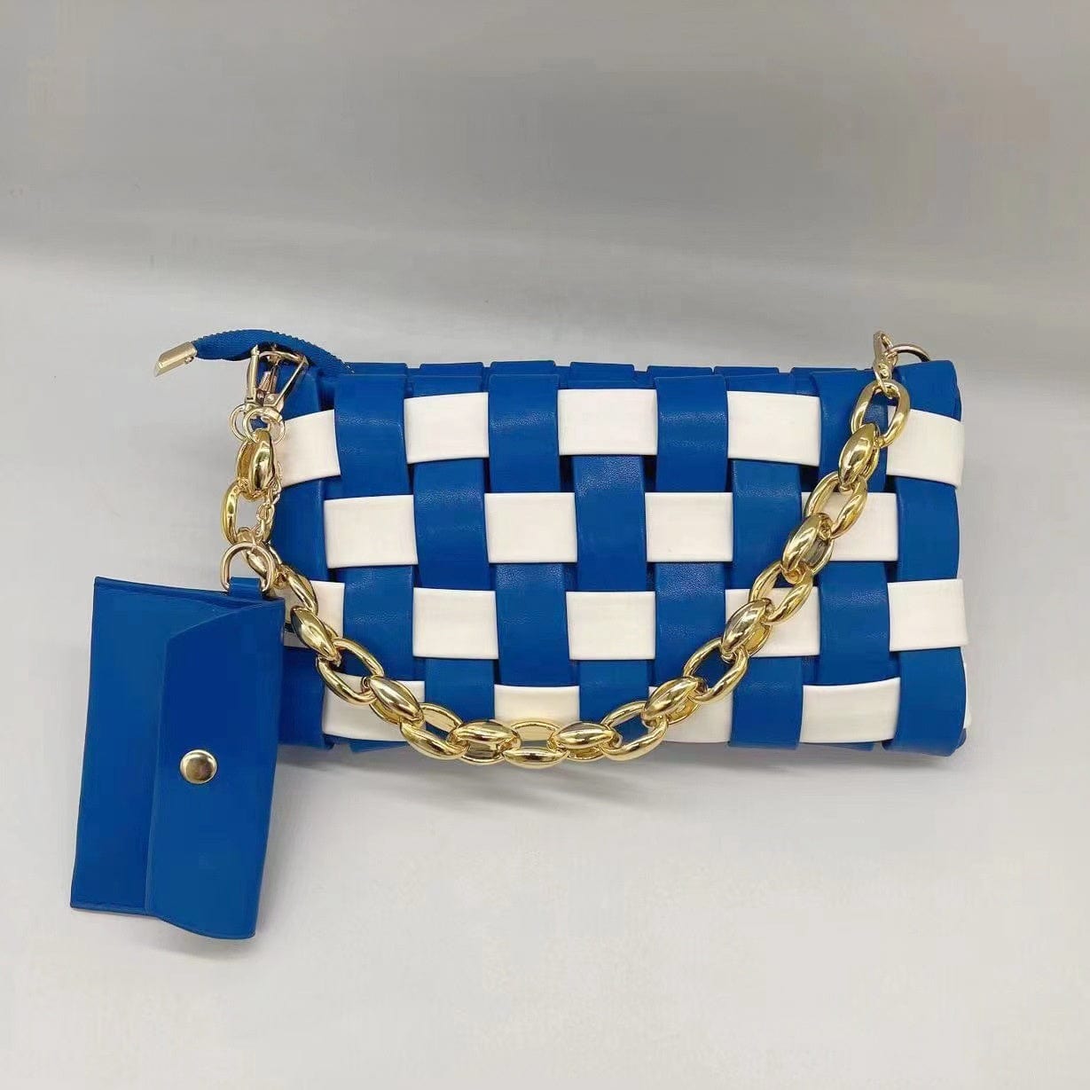 Top Selling 2022 Bamboo Chain Hand Bags Women Handbags Ladies Shoulder Luxury Woven Purses Handbags