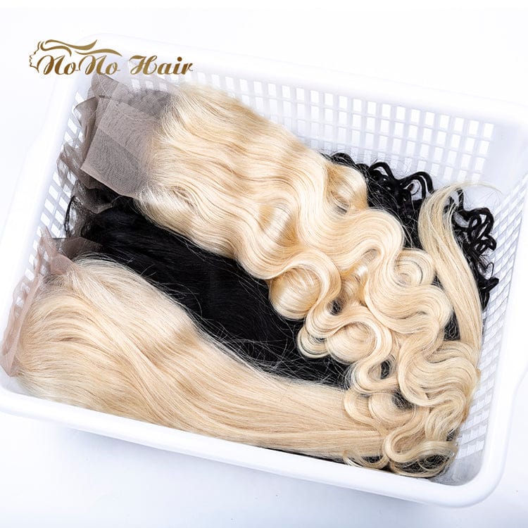 Top selling blonde virgin human hair 613 bundles, Brazilian virgin human 613 blonde hairHuman hair extension blonde Hair