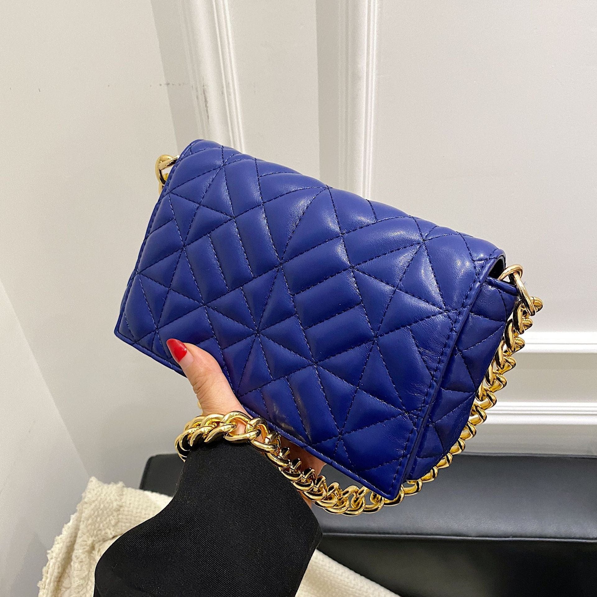 Trend 2022 Ins Fashion Branded Handbags Chain Underarms Bags Women Handbags Ladies Luxury Purses