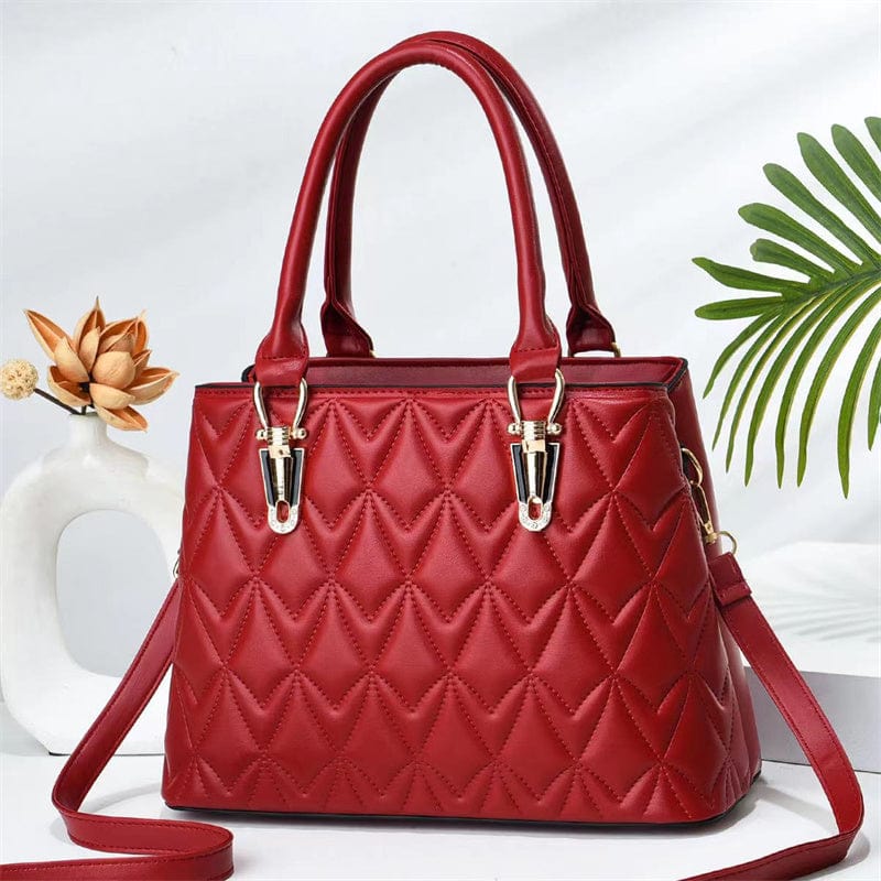 trend rhombus pattern design party messenger bag large capacity elegant ladies shoulder bag fashion high quality handbags