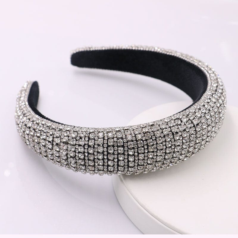 Trendy Head bands Hair Accessories Full Diamond Jewelled Headwear Colorful Girls Bling Headband
