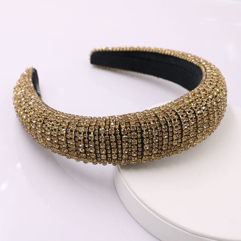 Trendy Head bands Hair Accessories Full Diamond Jewelled Headwear Colorful Girls Bling Headband