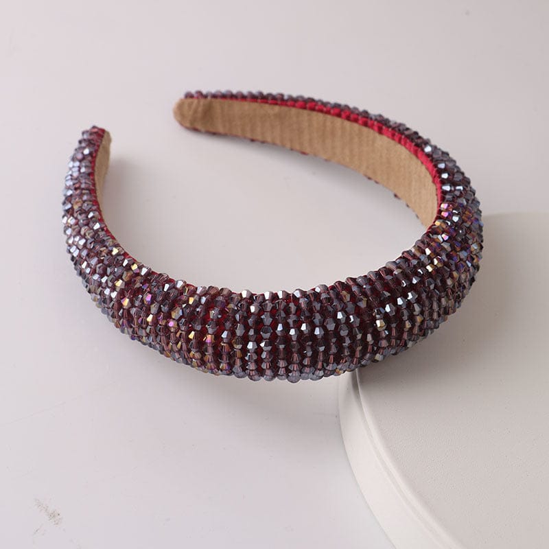 Trendy Head bands Hair Accessories Full Diamond Jewelled Headwear Colorful Girls Bling Headband