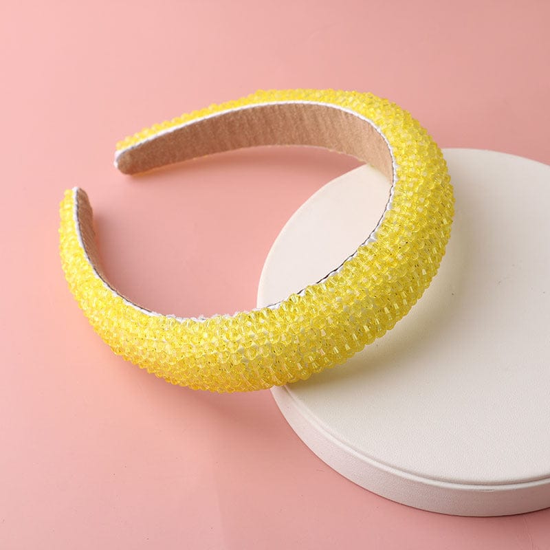 Trendy Head bands Hair Accessories Full Diamond Jewelled Headwear Colorful Girls Bling Headband