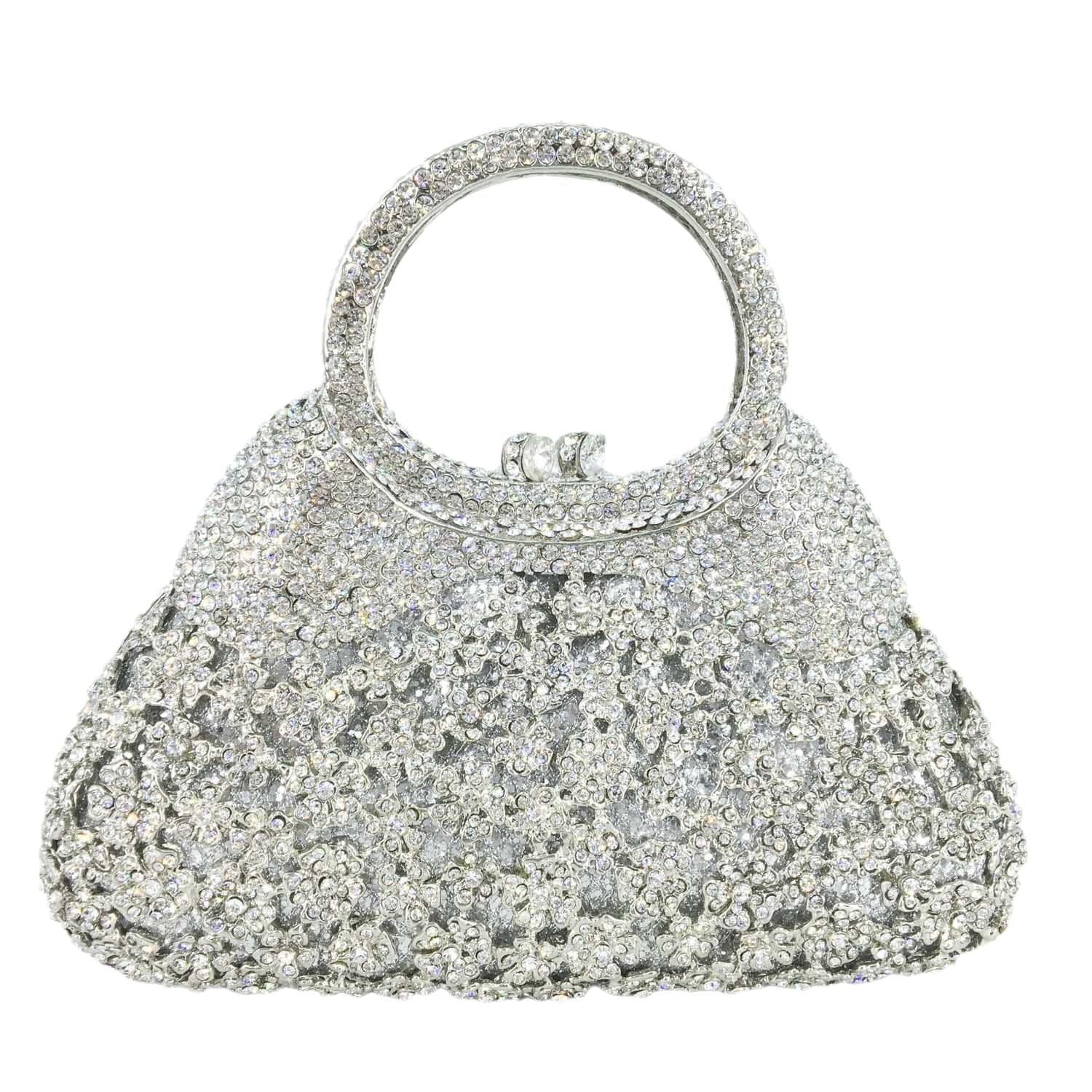 Trendy New Designed Charming Crystal Women Handbag High Quality Evening Diamond Clutch Purses Luxury Rhinestone Bag
