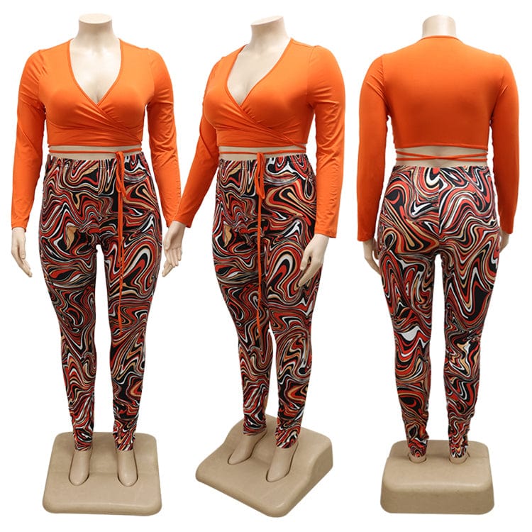Trendy Women Clothes 2022 Women Summer Crop Top Set Large Size Ladies Fashion Smooth Skinny