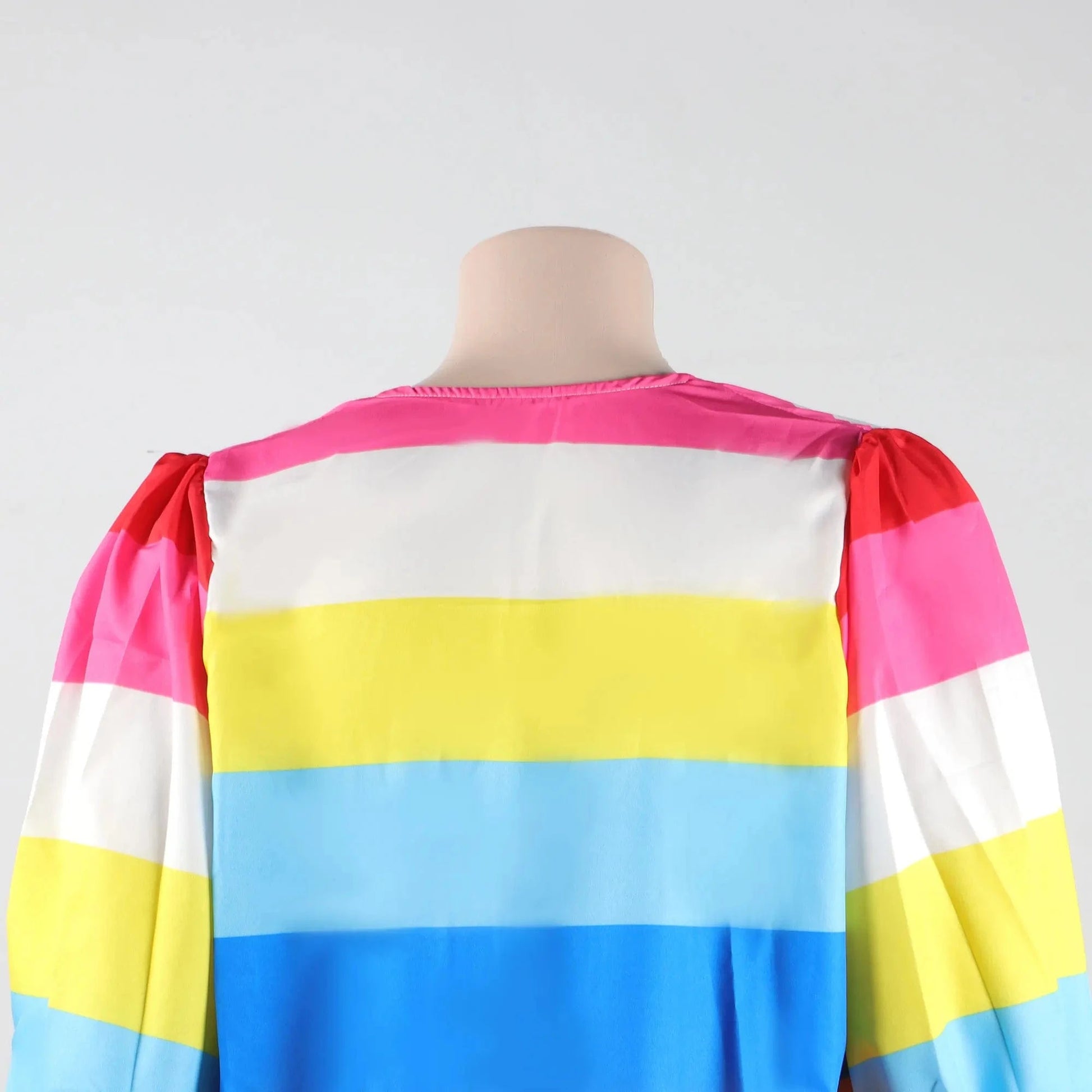 Trendy Women Clothes Oversize Positional Print Rainbow Long  polyester Cardigan Jacket