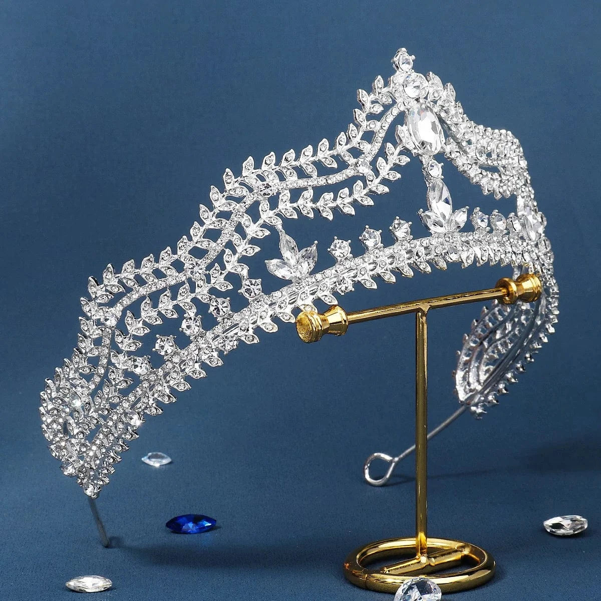 TS-J3056S Dropshipping European Retro Hair Accessories Pageant Rhinestone Crystal Tiaras Crown for Bridal Queens Corona hair jewelry